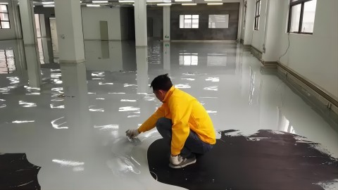 樟树防腐防静电地坪,防腐防静电自流平地坪
